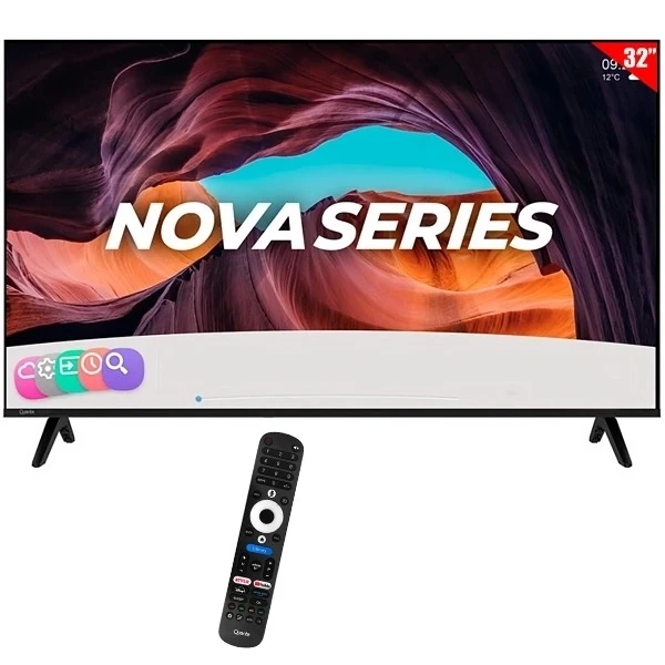 Anúncio: Smart TV LED 32" Quanta QTWTV32 HD Whale OS Wi-Fi Bluetooth com Conversor Digital
